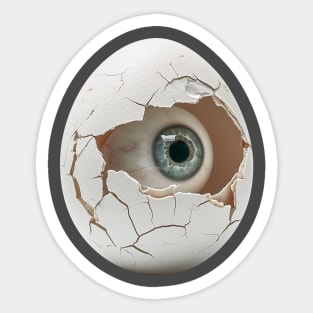 Egg Eye Sticker